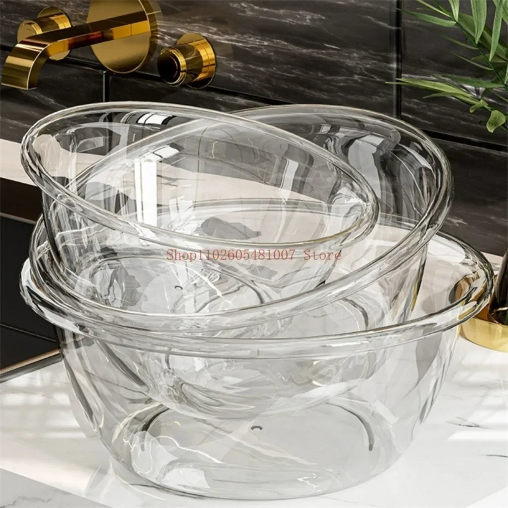 Transparent Thick Light Luxury Student Dormitory Washbasin for Home Use