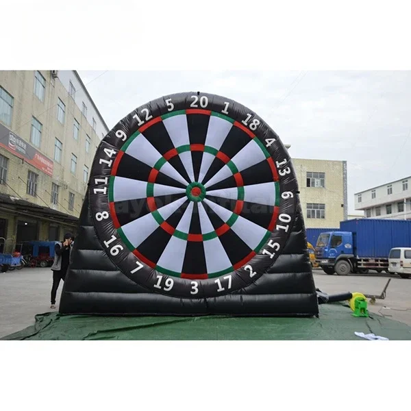 Carnival Large Inflatable Soccer Darts Board Game Interactive Outdoor Inflatable Sport Games For Events