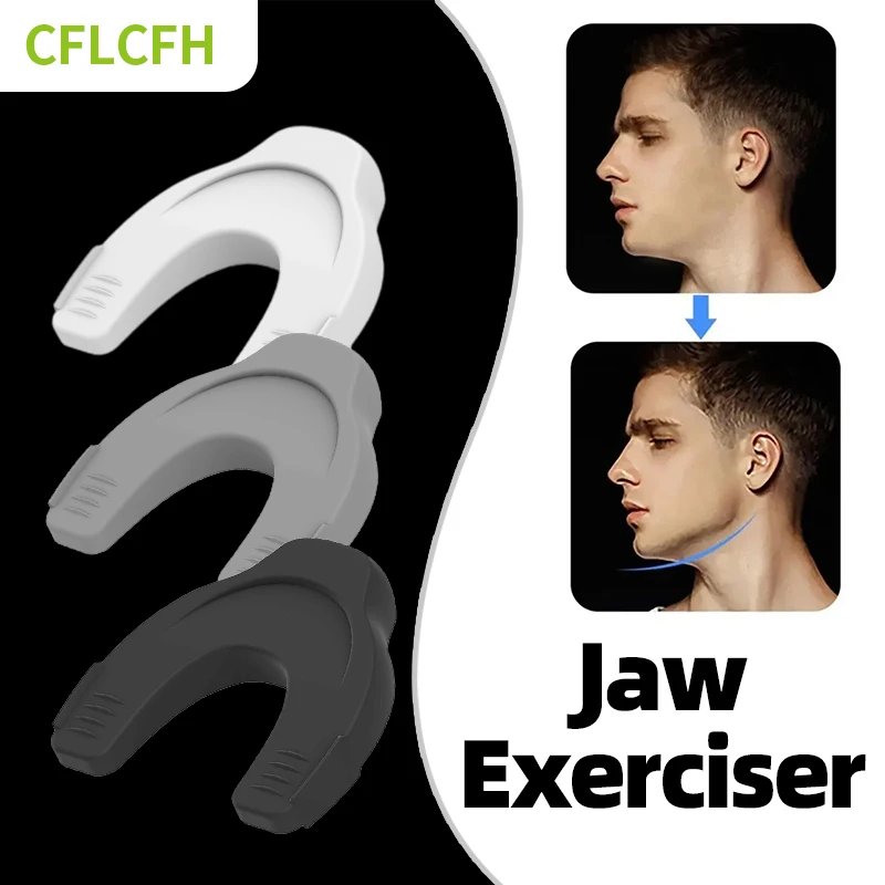 

Jaw Exerciser Neck Toning And Jawline Exerciser Double Chin Reducer Face Muscle Trainin Silicone Trainer For Men And Women