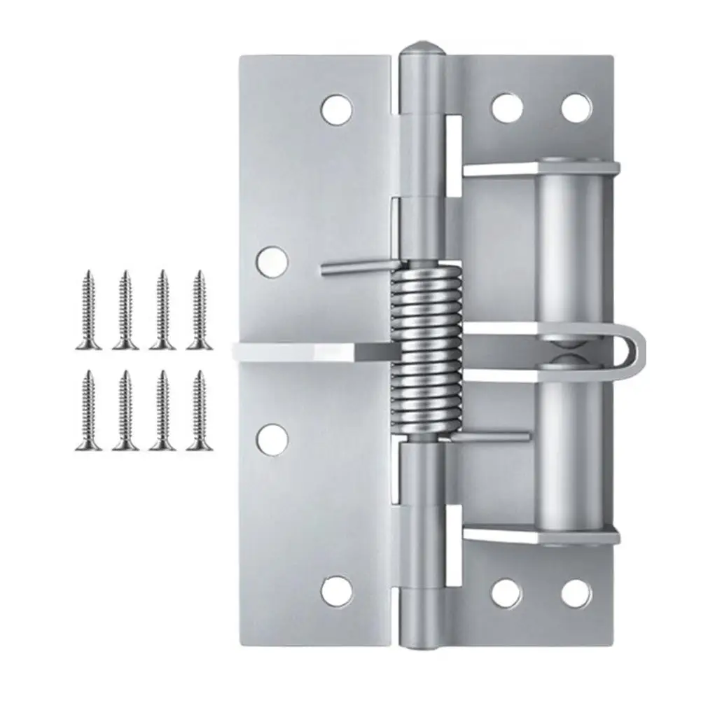 スプリング式のデザインと固定された90度の位置を備えた自動閉鎖4インチドアヒンジにより、信頼性の高いスムーズなドア操作が可能