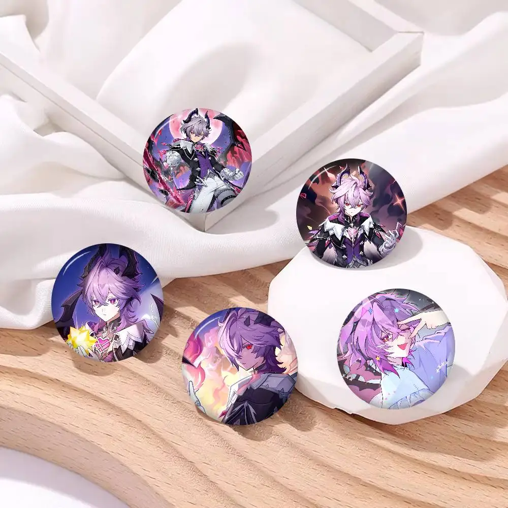 Genshin Impact Durin Anime Soft Button Pin Bright Printed Icon Gift For Friends Badge Collar Brooch Lapel Pin Metal