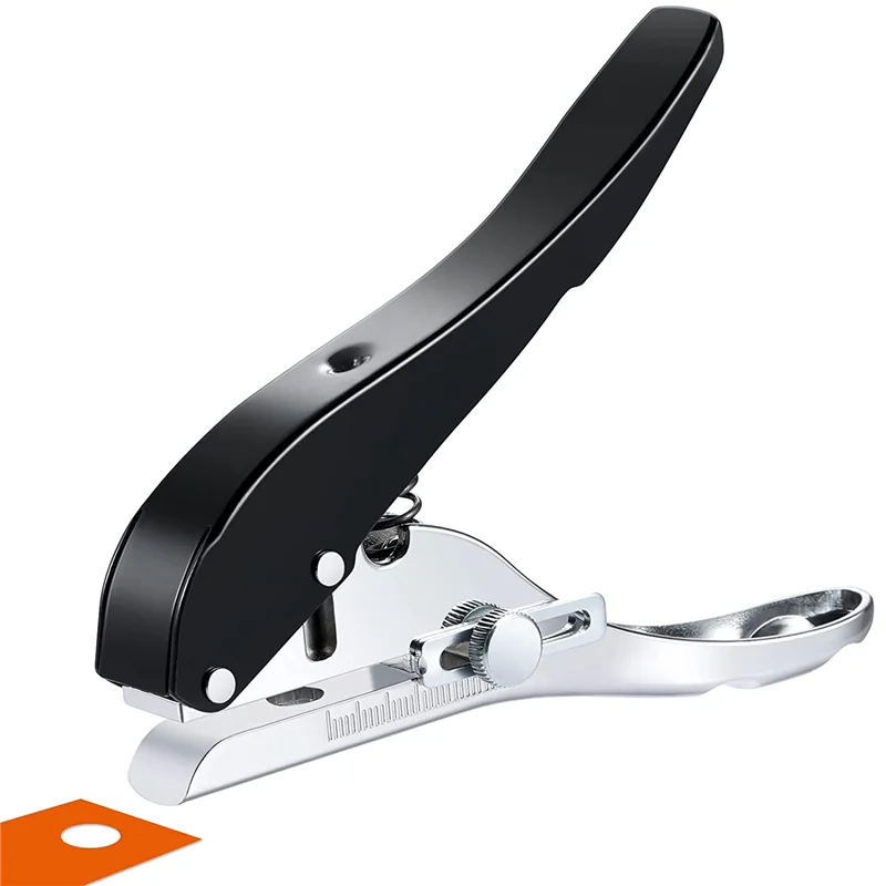 

Hole Punch 5/16 Inch-8mm Single Hole Hole Punch, Heavy Duty Hole Punch Single, Portable Handheld Long Hole Hole Punch