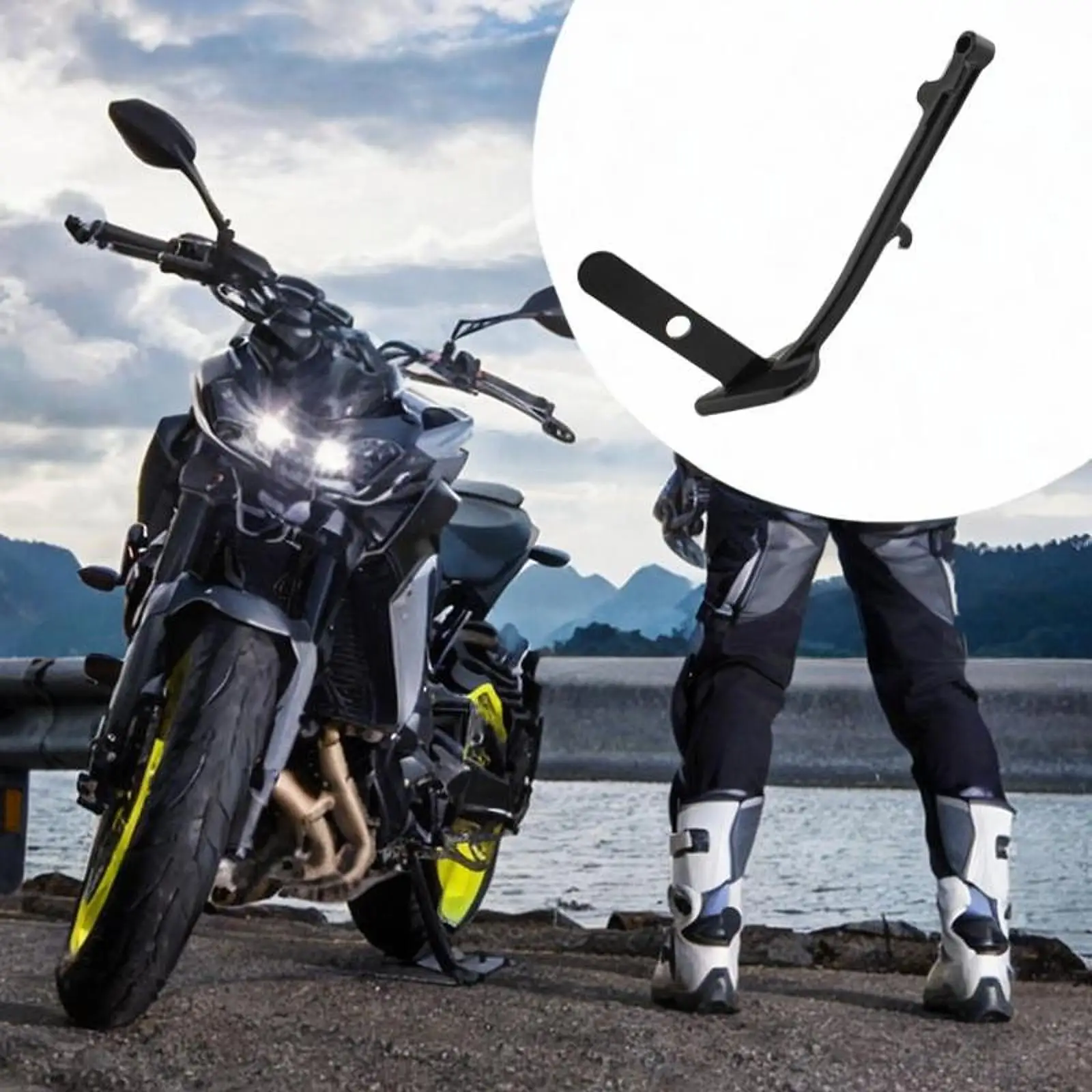 

Motorcycle Kickstand 0510-0522 for Softail Street Bob Fxbb Softail Fxst