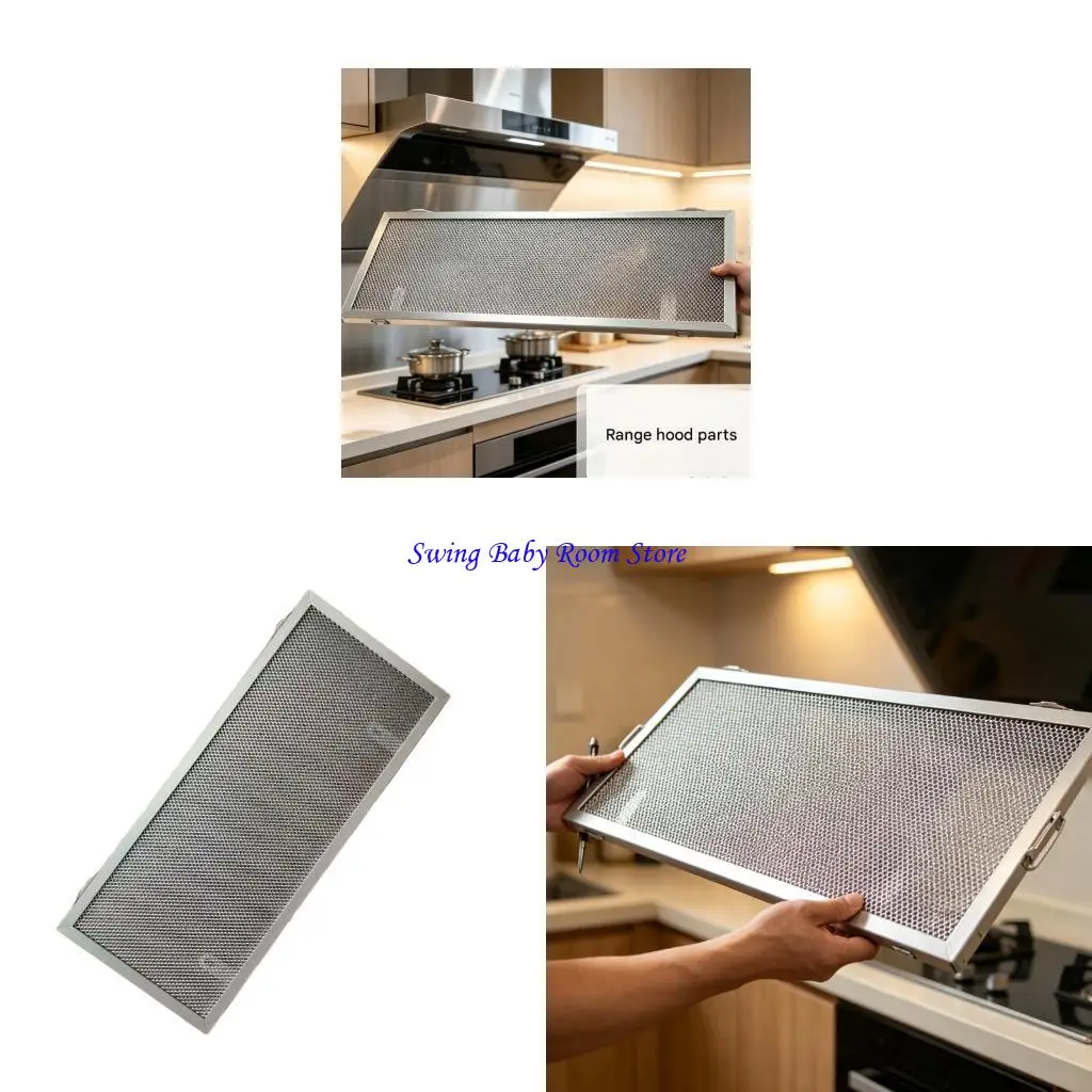 K1AD Rectangular hood grease filter with washable aluminum screen panel