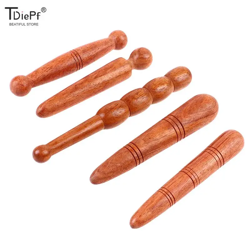 1pc Massage Tool Wooden Spa Muscle Roller Stick Cellulite Blaster Deep Tissue Fascia Trigger Point Release Self FootBody Massage