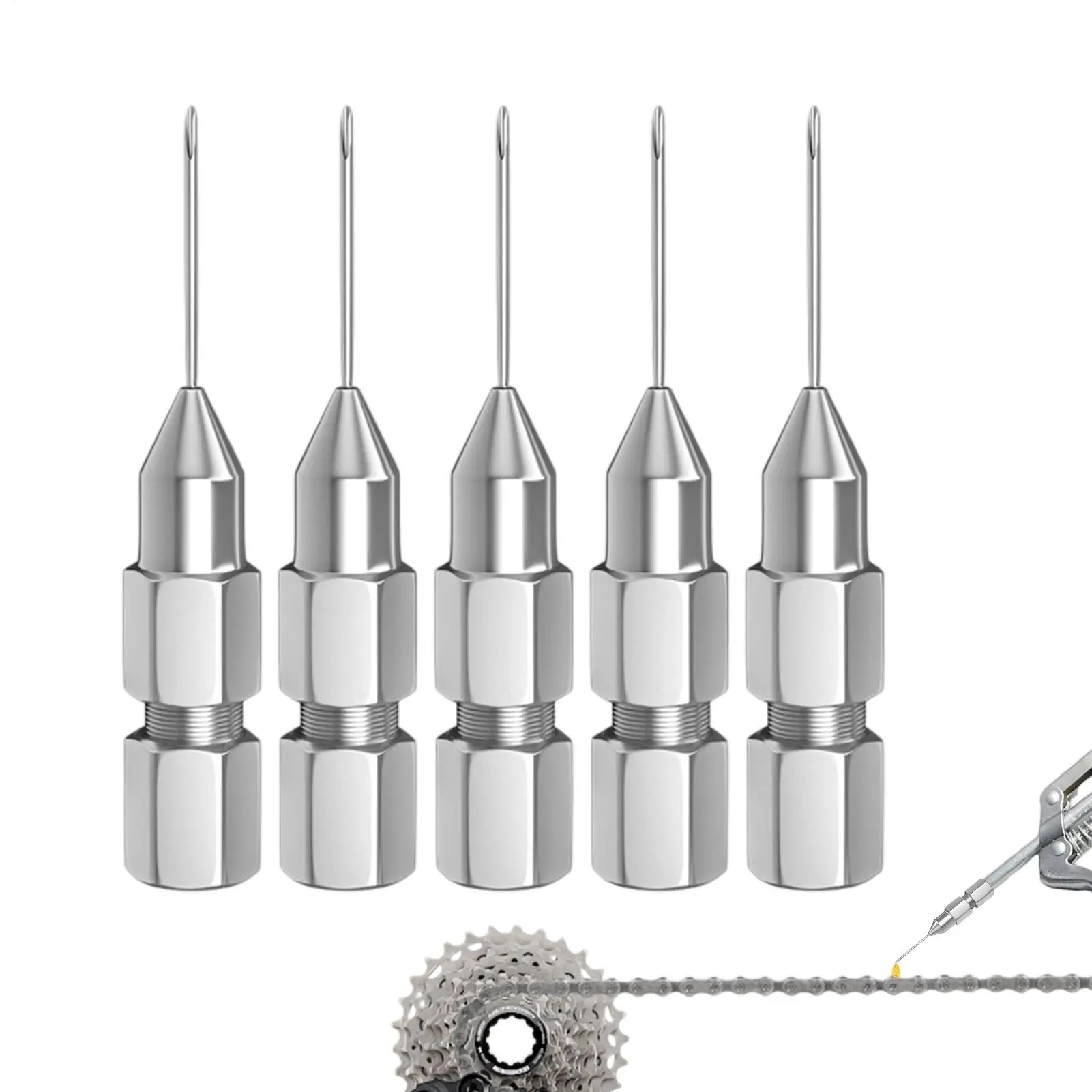 

Иглы для смазки, 5 шт., съемные ультратонкие игольчатые насадки для смазки, набор для грузовика, автомобиля, автофургона, седана, автомобильного пикапа