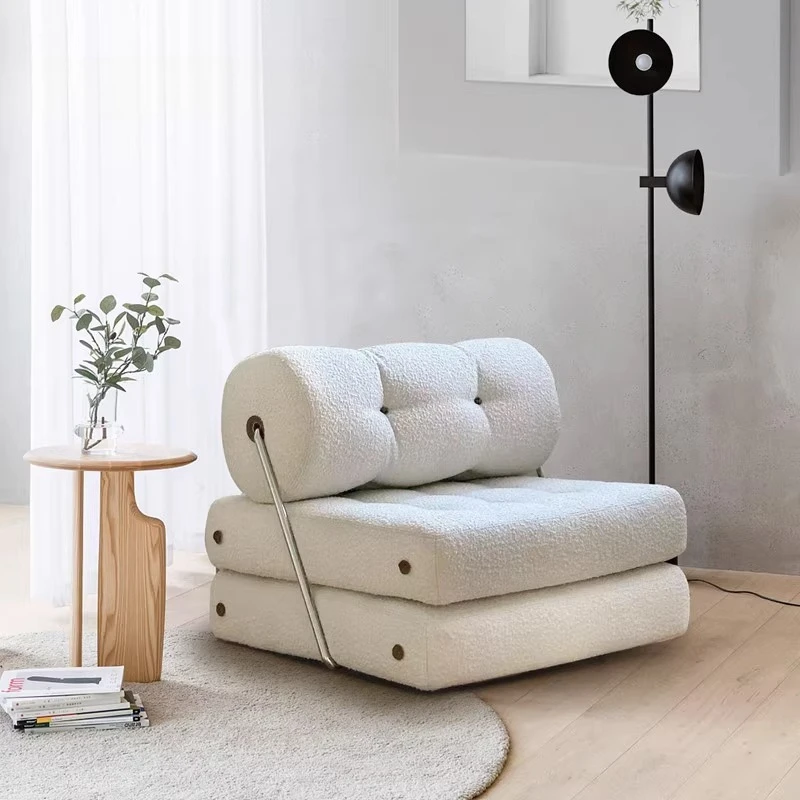 

Lamb wool tofu cubes mochi balcony loft sofa bed nine-layer cake taji sofa
