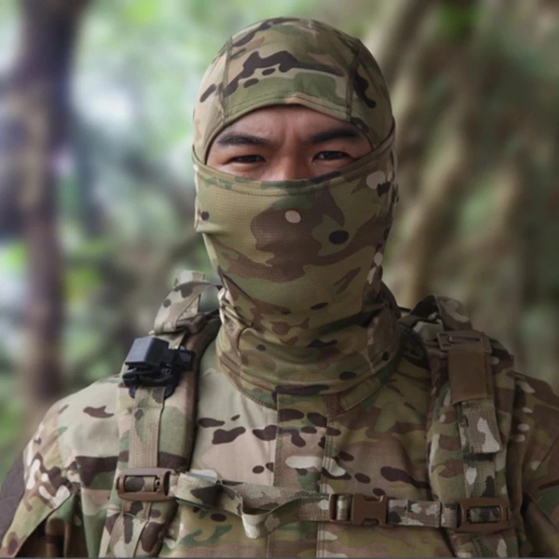 

Military Tactical Balaclava Face Mask Windproof Thermal Beanie Helmet Liner for Men Women Camo Outdoor Airsoft Cycling Ski