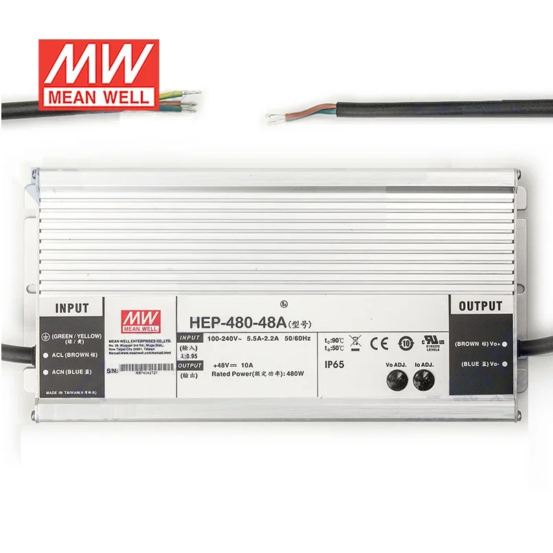 

MEAN WELL HEP-480 HEP-480-48A 48V 10A 480W Блок питания Harsh Environment