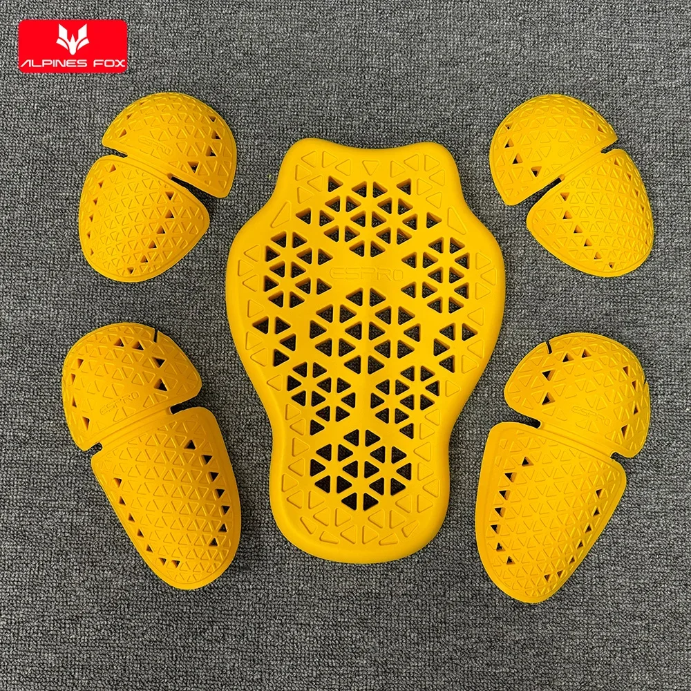 CE Level 2 Certified Motorcycle Shoulder Elbow Back Protection Pad Racing Safety Insert Armor Back Protector Pad Moto Equipment