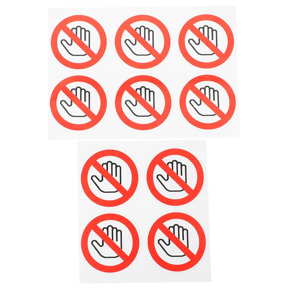 

10 Pcs Instrument Warning Labels against Mechanical Damage Adhesive Self-adhesive Vinyl Caution Danger Decal