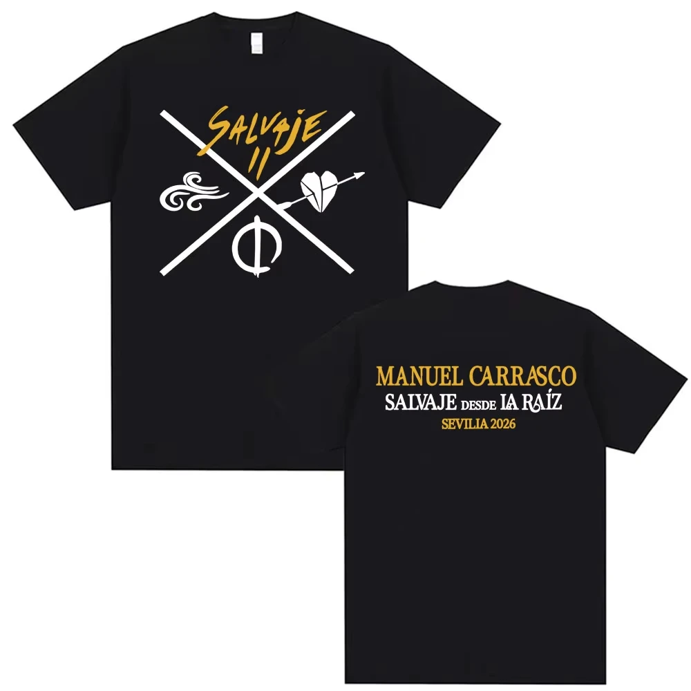 Summer Hot Sale Manuel Carrasco Salvaje Desde Ia Raiz Sevilla 2026 T-Shirt Y2K Unisex Harajuku Fashion Hip Hop Punk t Shirts
