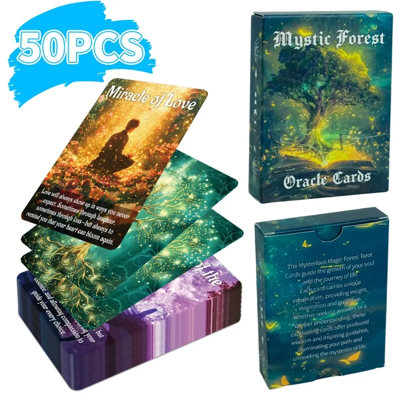 cartas-de-taro-forest-god-mark-baralho-de-jogo-de-tabuleiro-interativo-para-festas-perfeito-para-adivinhacao-em-grupo-e-entretenimento-animado-em-reunioes