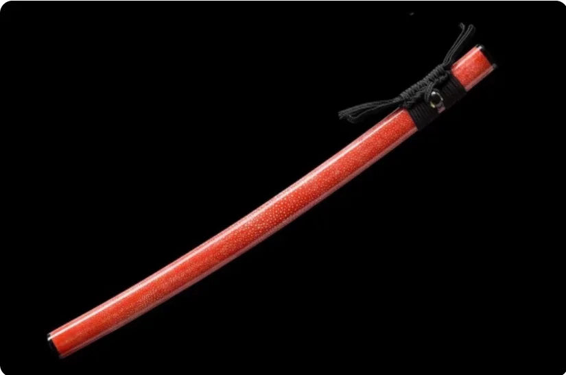 76 سنتيمتر ملفوفة بالكامل مع جلد السمكة اللؤلؤية كاتانا السيف سايا غمد غمد ث/قرن الجاموس مطعمة ث/الساجيو