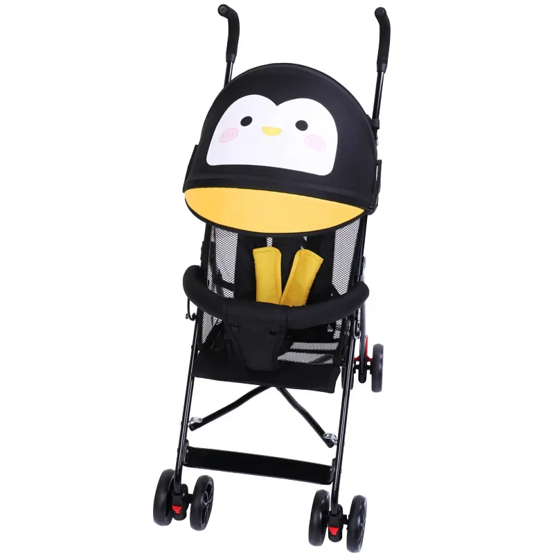 

Baby Stroller Lightweight Foldable Children's Shock Absorber Handcart Can Sit Semi Lie Cartoon Summer Umbrella Car