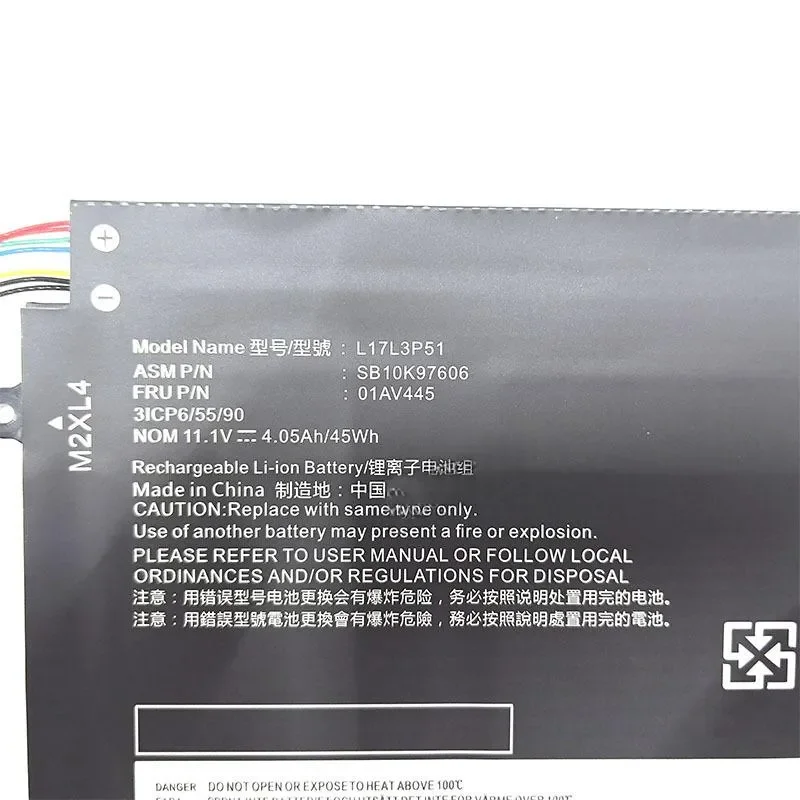 for Lenovo L17M3P52 L17C3P51 L17L3P51 TP00117A 01AV448 Battery Replacement