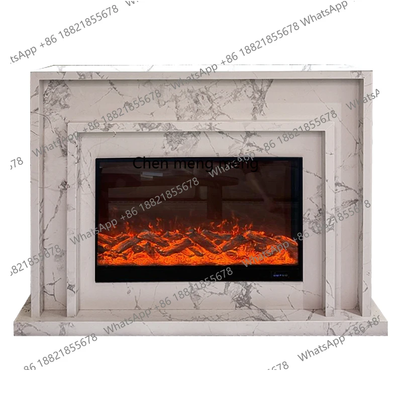 French fireplace decorative cabinet living room flame simulation fire modern wind porch cabinet rack