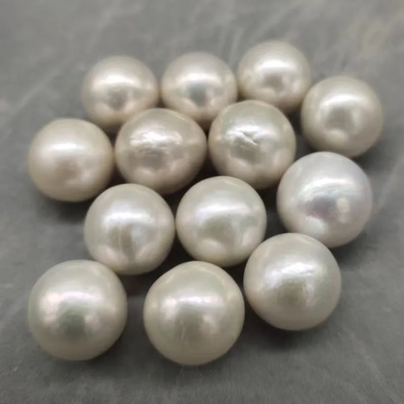 

Wholesale 11-12mm Natural Round Fresh Water Loose Pearls
