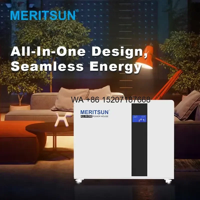 Wmwmnu for MeritSun All in One Home Solar Battery Energy Storage System 5kw Lifepo4 Solar Power System