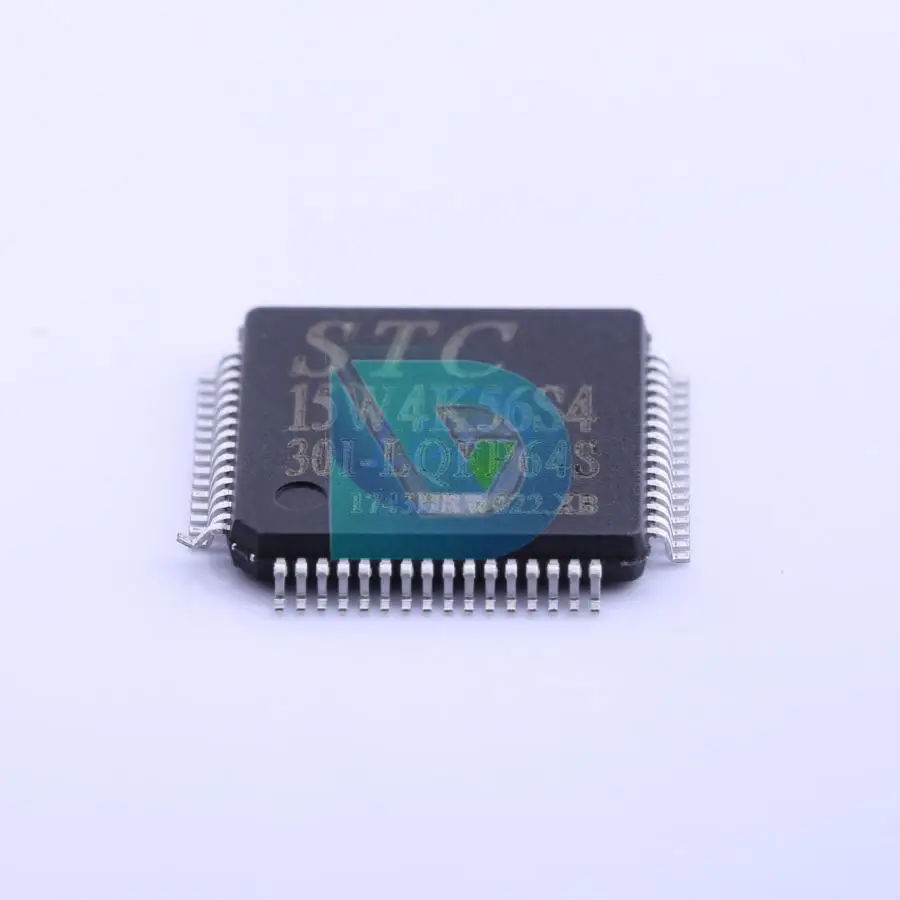 Microcontroladores MCU MPU SOC chips, novo chip original, 6KB Flash 62 2.5V ~ 5.5V 51 série LQFP-64 10x10, 5KB