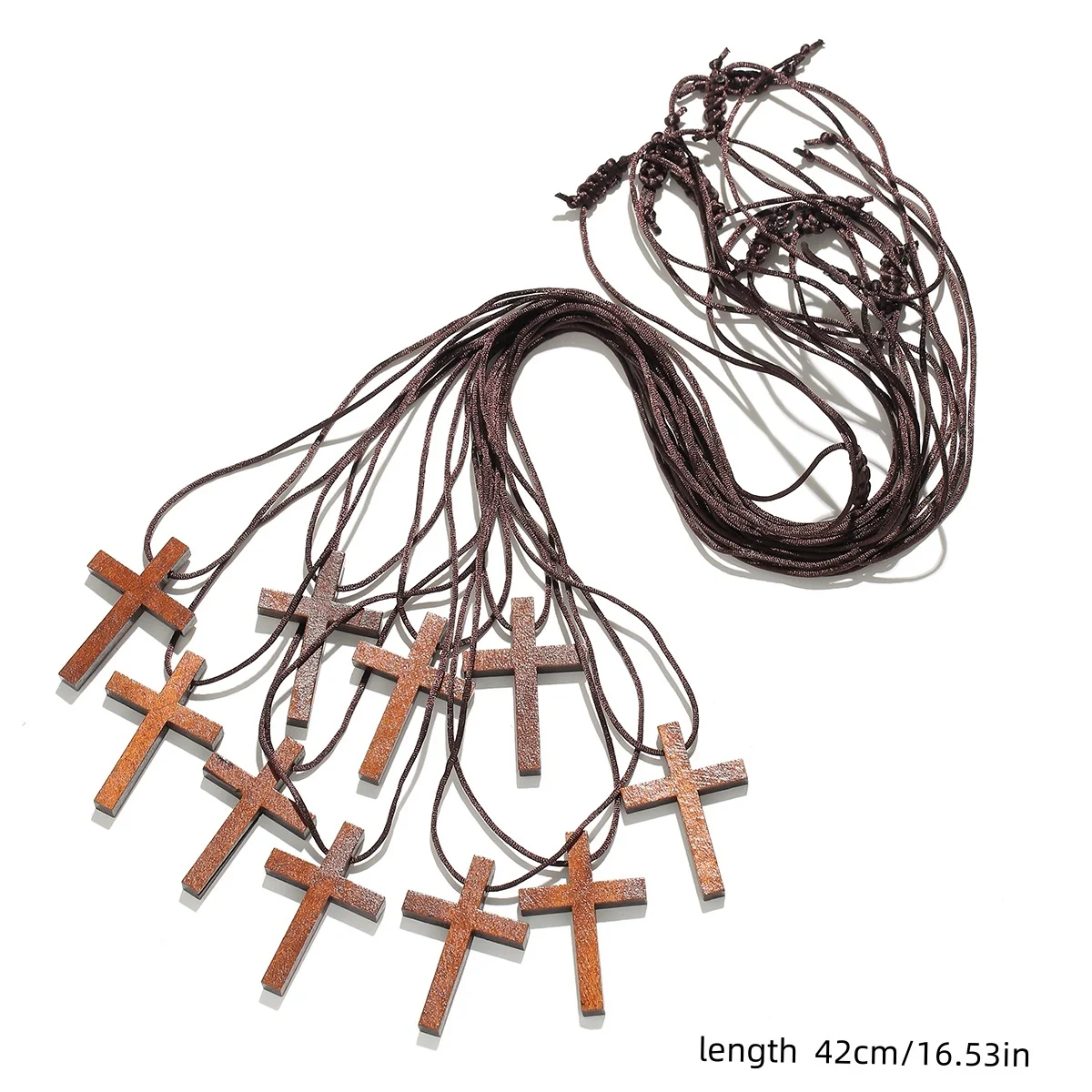 Trendy 10Pcs Wood C…