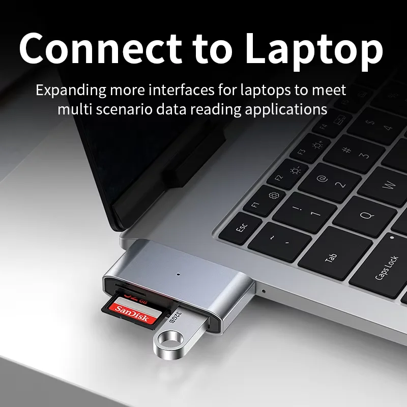 3 en 1 USB3.0 Hub tipo C a USB SD TF lector de tarjetas USB 3,0 2,0 extensión divisor estación de acoplamiento para adaptador OTG de teléfono