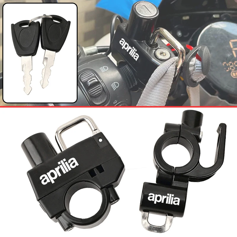 For Aprilia RS660 RS 660 RSV4 R/RR/RF Tuono V4 1100 RSV 1000 Mille Motorcycle Helmet Lock Anti-Theft Helmet Security Locks with