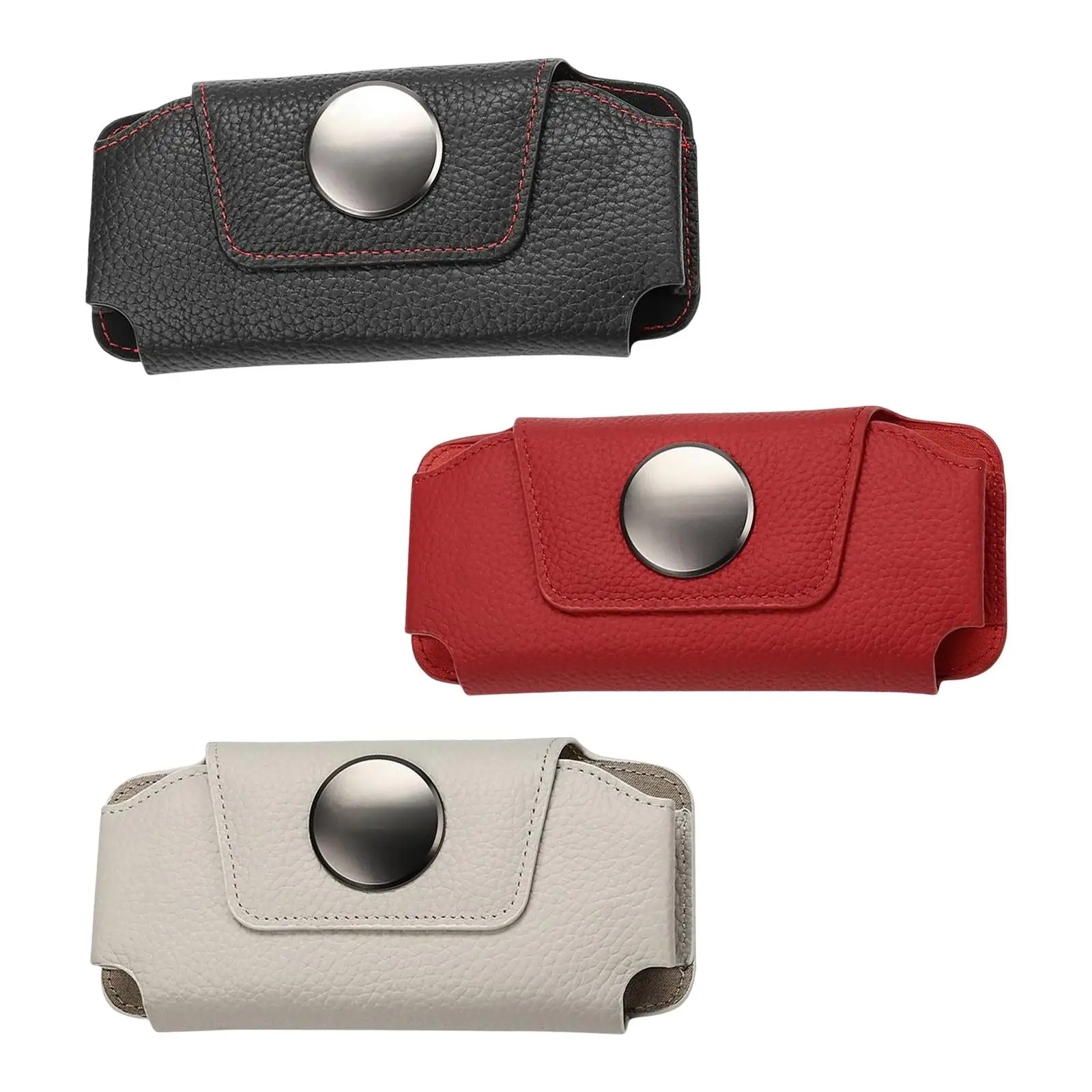 

Car Visor Sunglasses Case Accessories with Clip Hidden Magnetic Closure Hanger for SUV