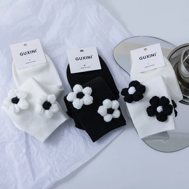 Long Cotton Socks Comfortable Cotton Material Durable -calf Socks Skin-friendly Piles Of Socks Comfortable Fashionable Sweat