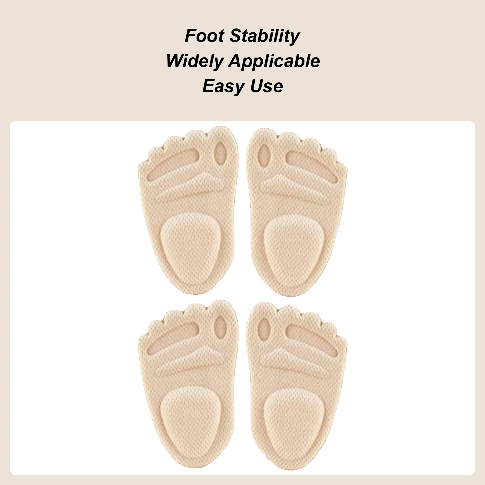 

Ball Of Foot Cushion Non-Slip Secure Shoe Inserts Foot Pads For Shoes For Women Forefoot Support Instant Relief All-Day Comfort