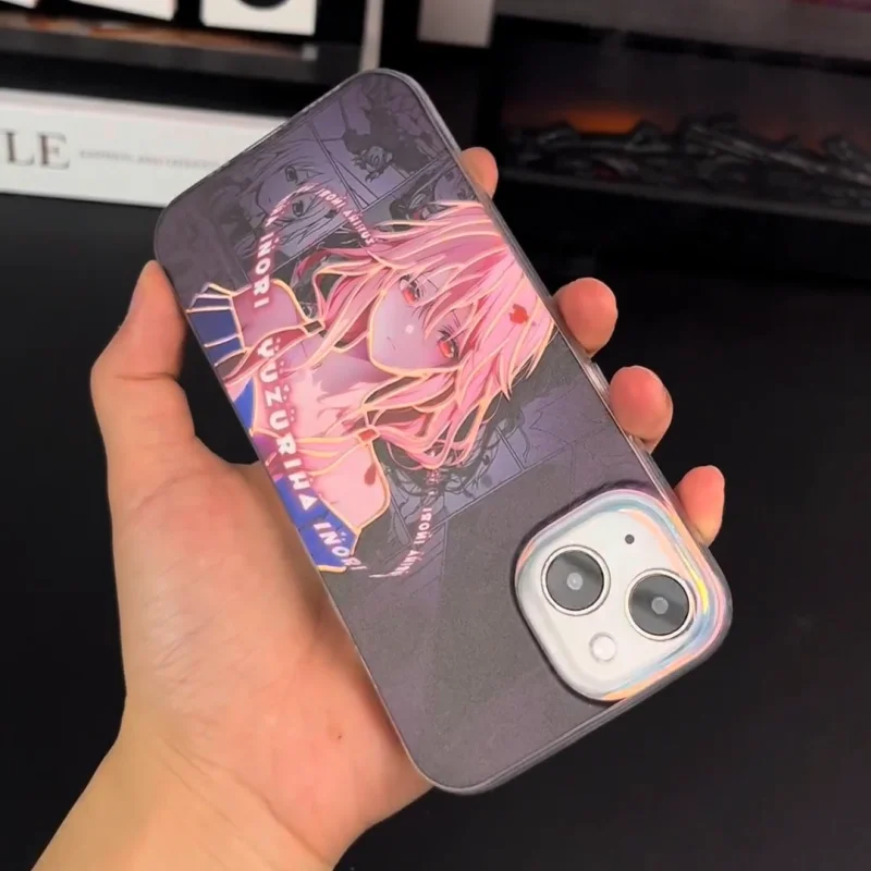 

Чехол для телефона с милой девушкой Юзурихой Инори из Guilty Crown для iPhone 11 12 13 14 15 16 17 Pro Max Plus Air 17promax, аниме-чехол «Аврора»