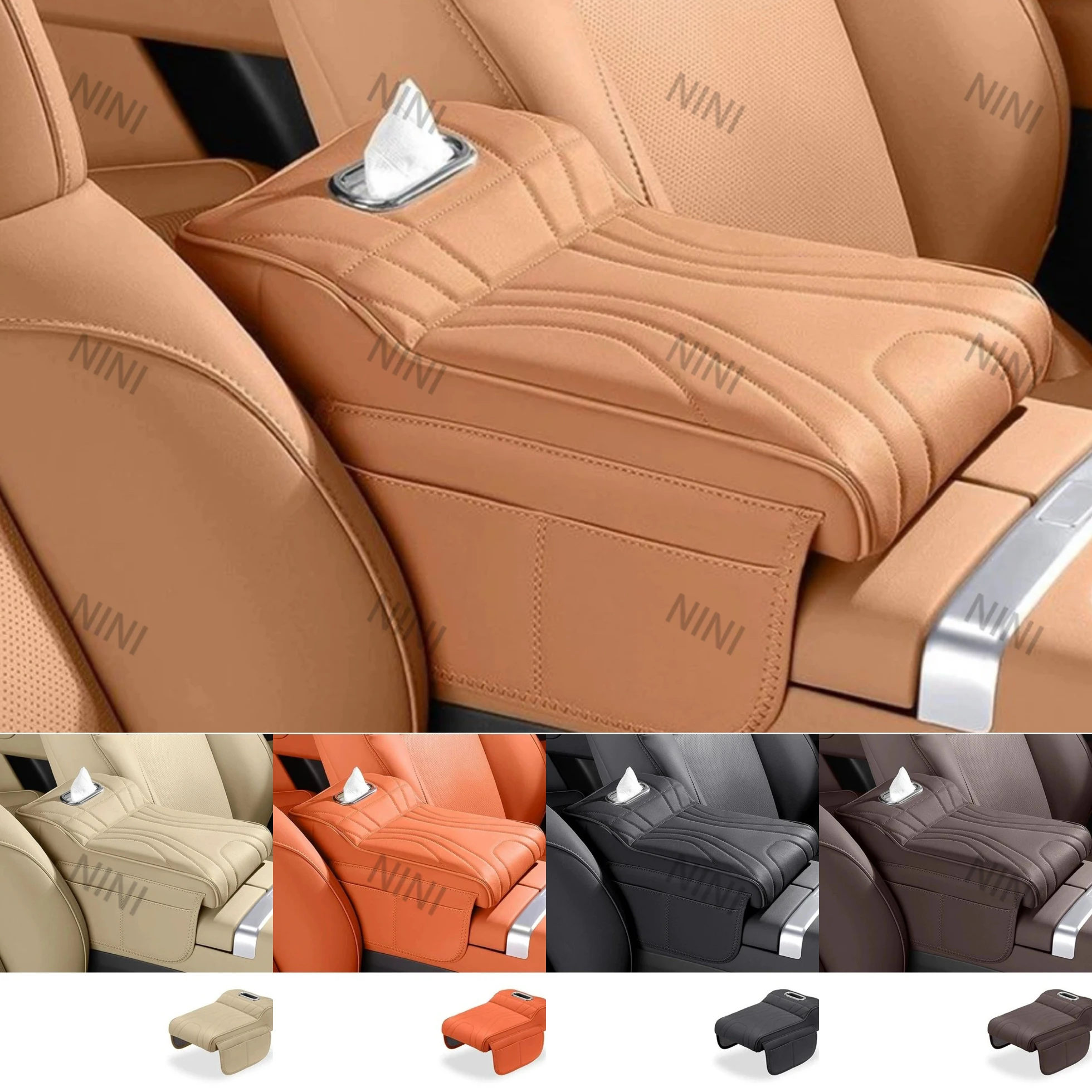 

2025 Car Armrest Box Height Boosting Pad For Haval H9 Red Rabbit H6 Big Dog H5 Raptors Protective Cover Storage Bag Suitable