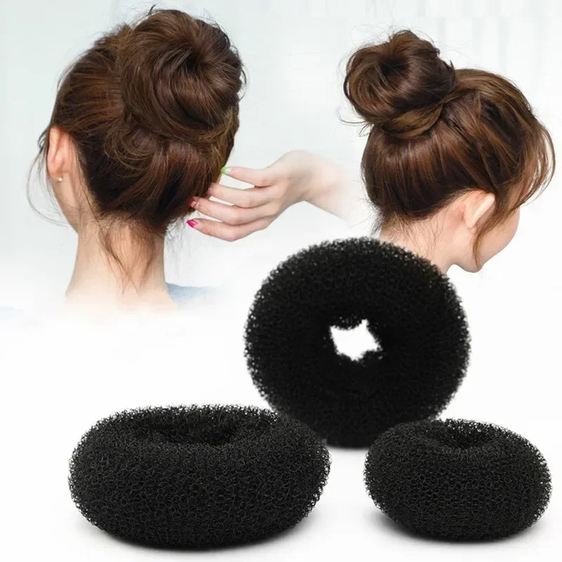 14CM Big Hair Bun Princess Donuts Meatball Headwear Hairs Accessories Headband Wear Styling Tools for Women