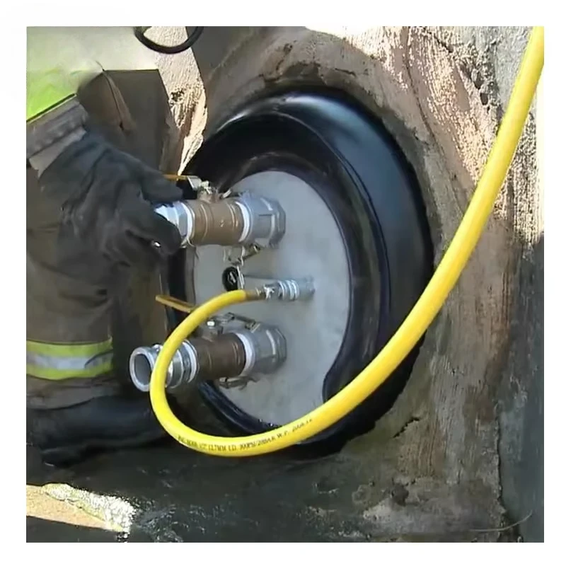 Multi-size metal core tube test plugs, used for testing and locating pneumatic test plugs for sewers,drainage,and pipeline leaks