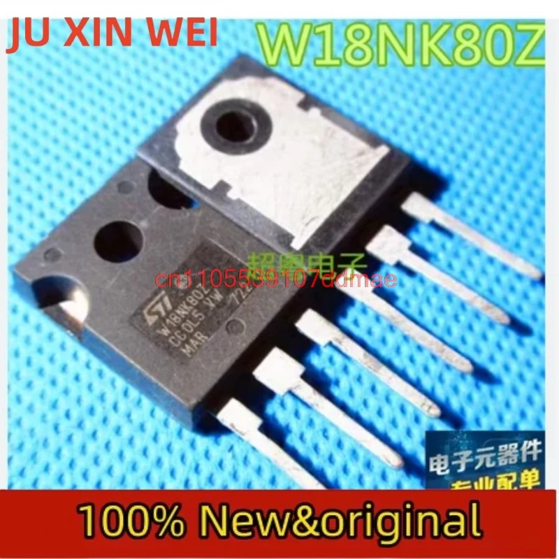 Nuevo Lote Original de 10 Unidades STW18NK80Z W18NK80Z O STW18NM80 18NM80 TO-247 18A 800V MOSFET de Potencia N-Ch
