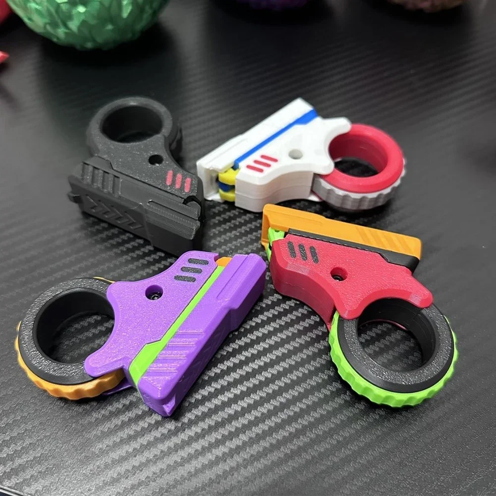 EDC-Spinner apaisant imprimé en 3D, jouets de bureau pour adultes, jouets Fidget pour l'anxiété et le TDAH, réduction efficace, souligné