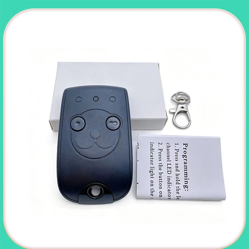 1-100PCS433.42MHz Control remoto ligero para puerta de garaje, llave de seguridad para clonación remota compatible con SOMFY Keytis NS 2 RTS / Keytis NS 4 RTS