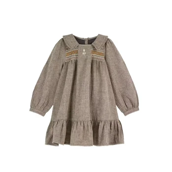 Kinder kleid Herbst Marke Mädchen süße Langarm Prinzessin Kleider