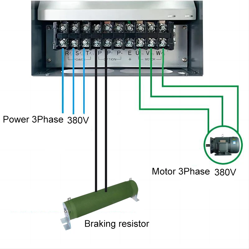 NFlixin VFD 37kw/45kw/55kw 3Ph 380V Output Frequency Converter Variable Frequency Drive