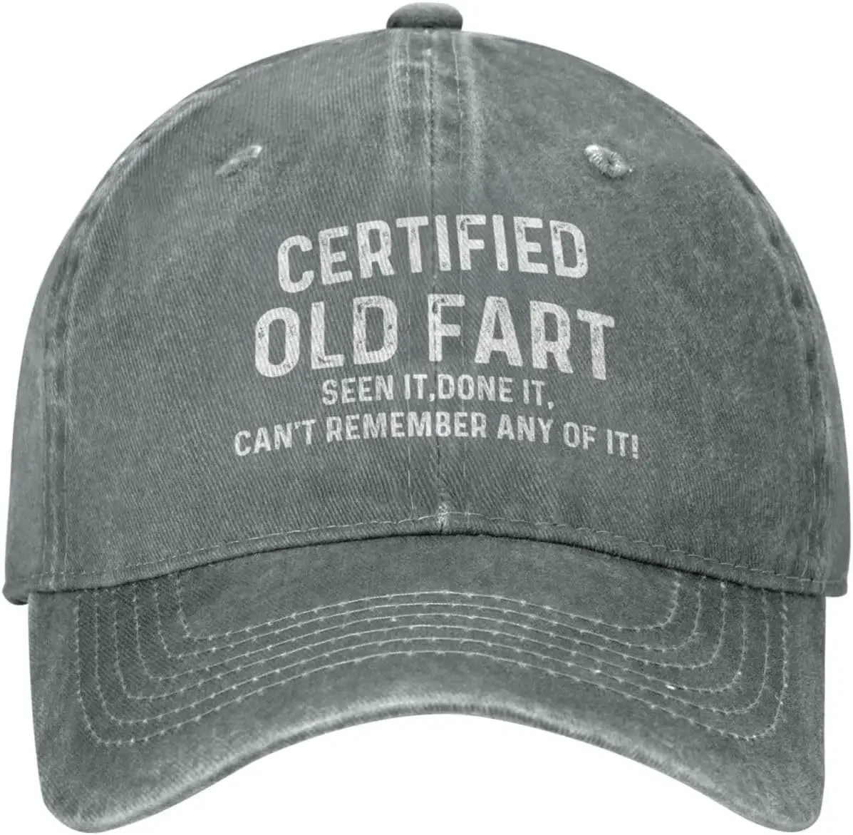 Certified Old Fart Hat for Women Baseball Caps Vintage Hats