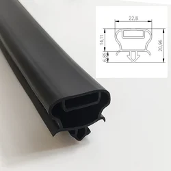 1m High Temperature Dust-proof Steamer Cabinet Sealing Part Extruded Solid Silicone Rubber Weatherstrip