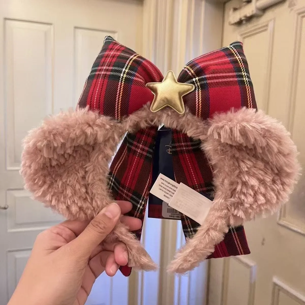 Opaska świąteczna, spinka do włosów z misiem z kreskówki dla dzieci, opaska z kokardą dla dziewczynki, strój na przyjęcie świąteczne, ozdoba do włosów