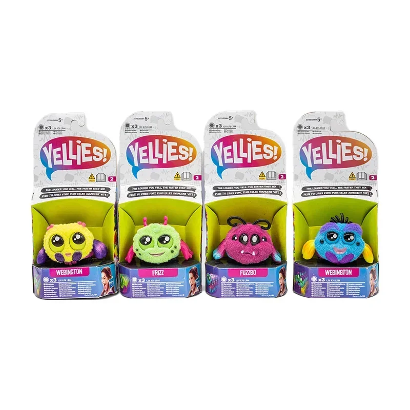 

Hasbro Yellies Webington Frizz Fuzzbo Webington Screaming Cute Pet Doll Gifts Toy Model Anime Figures Collect Ornaments