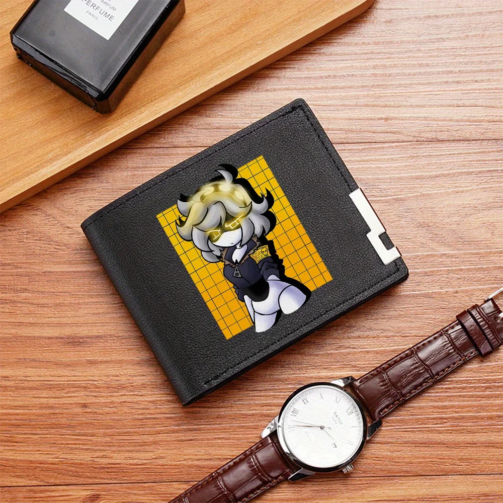 Crânio crachá documento design industrial carteira masculina impressão design simples moderno elegante negócios pai namorado natal