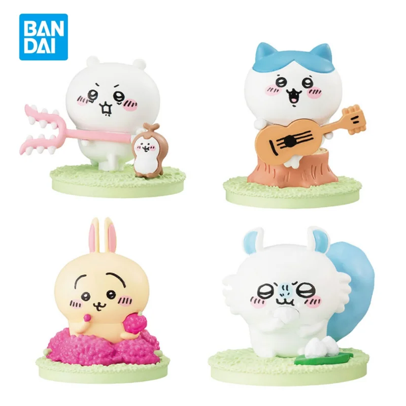 

In Stock Original BANDAI GASHAPON Vignette Friends Anime Figure Birthday Present Toy Gifts Desktop Ornaments Model Collection