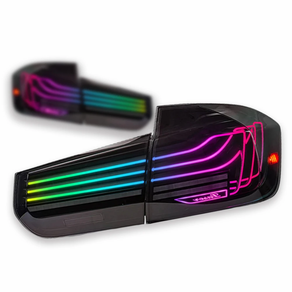 

Автомобильный задний фонарь RGB для BMW 3 серии F30 F35 2013-2018 325i 330i Обновление модифицированный для нового светодиодного динамического поворота автомобиля светодиодный задний фонарь в сборе