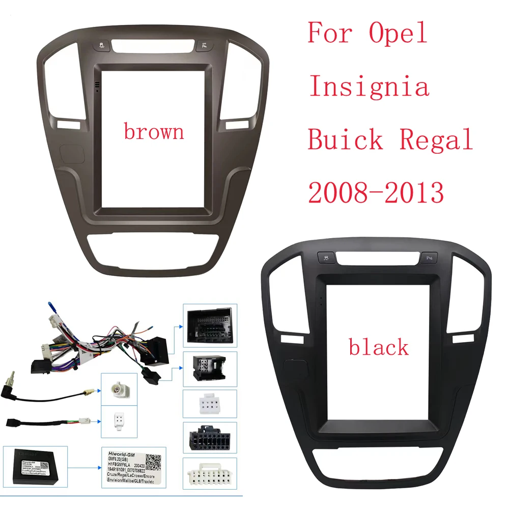 9.7 Inch Car Radio Fascia For Opel Insignia BUICK REGAL 2008-2013 Android MP5 GPS Player Panel Frame 2 Din Head Unit Dash Cover