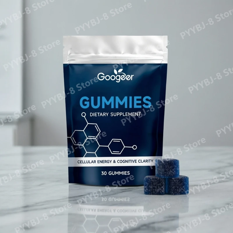Daily Nutrition Gummies with Multivitamin Magnesium and Inositol Dietary Supplement Cellular Energy & Cognitive Clarity 30Count