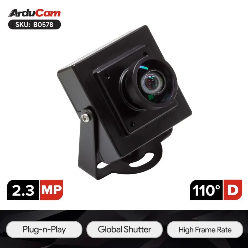 

2.3MP Global Shutter USB Camera Module with ISP for Robotics & Machine Vision