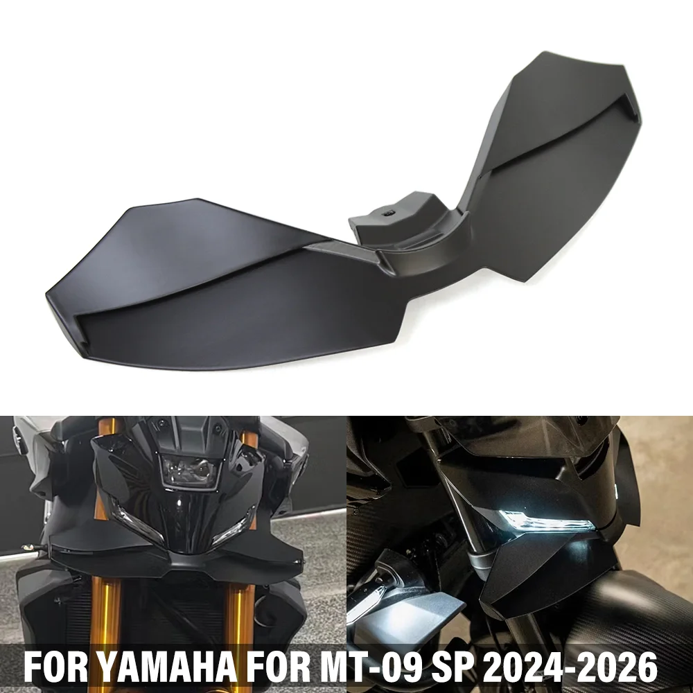 

For YAMAHA For MT-09 MT09 MT 09 SP 2024-2026 Motorcycle Front Downforce Naked Forntal Spoiler Aerodynamic Wing Deflector Winglet